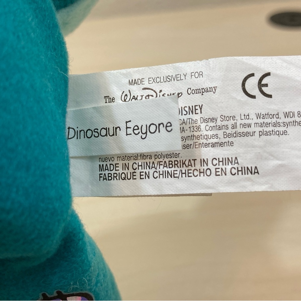Disney Eeyore Halloween Dinosaur Costume Mini Bean Bag Plush Collectible - Picture 6 of 8